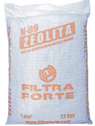 Zeolita natural. Pie cúbico, 22 kg.